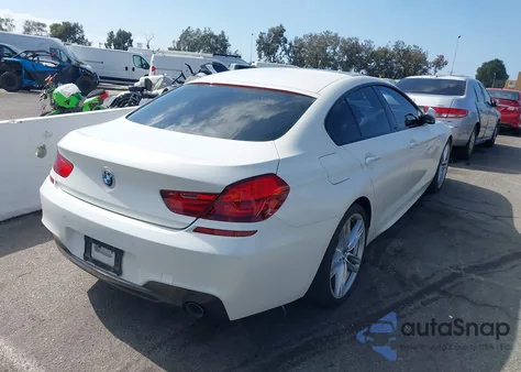 2016 BMW 640I Gran Coupe from USA, damaged, VIN WBA6D0C51GD927465